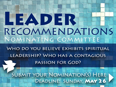 Leader Recommendations for Nominating Committee
